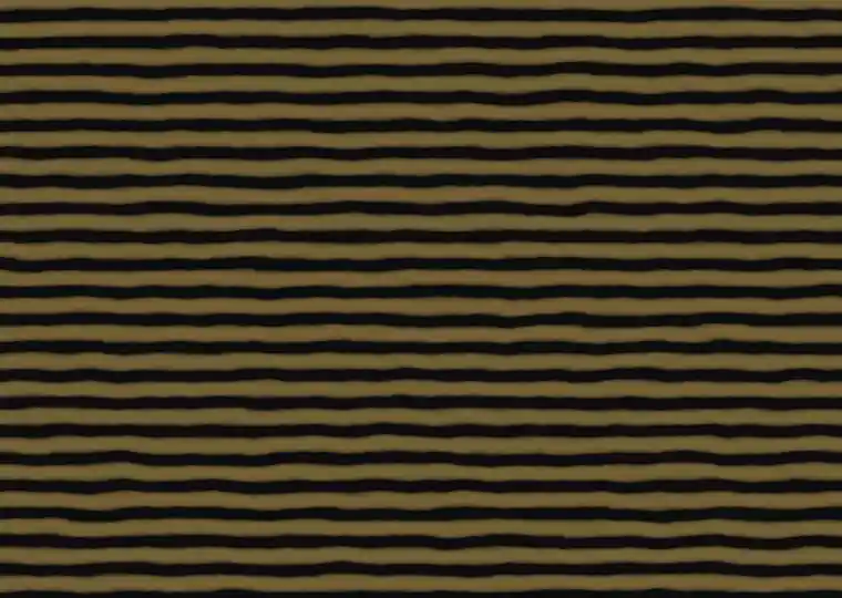 Decorative computer-generated material study: fine sand ripples under a low warm light, graded black and gold.